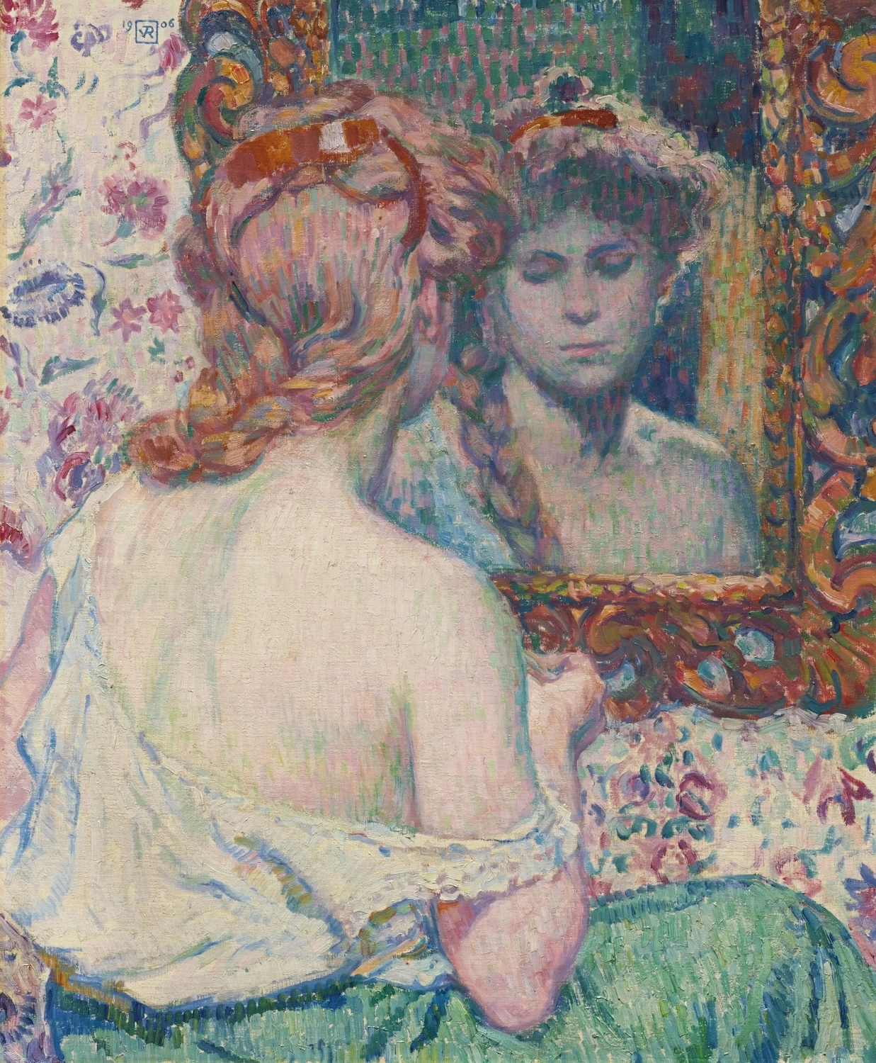 Donna allo specchio, 1906